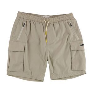 AGtawh Mens Cargo Pocket Casual Walking Shorts, Beige, NWT